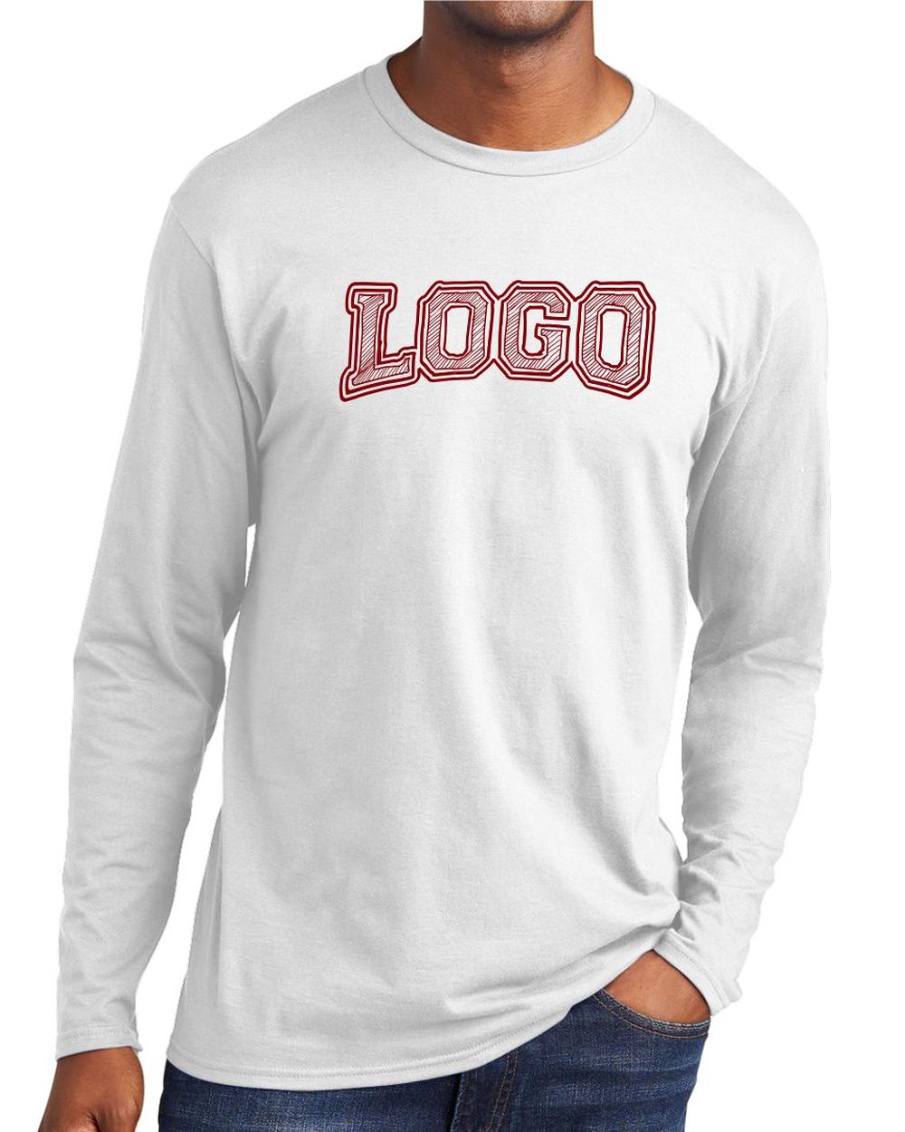 P&C Men's Fan Favorite L/S Custom T-Shirt, color: White