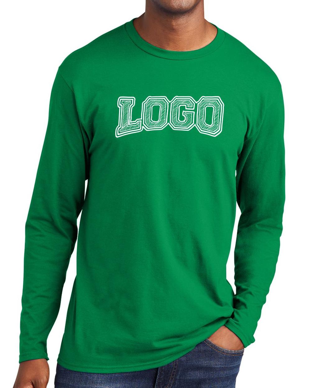 P&C Men's Fan Favorite L/S Custom T-Shirt, color: Athletic Kelly