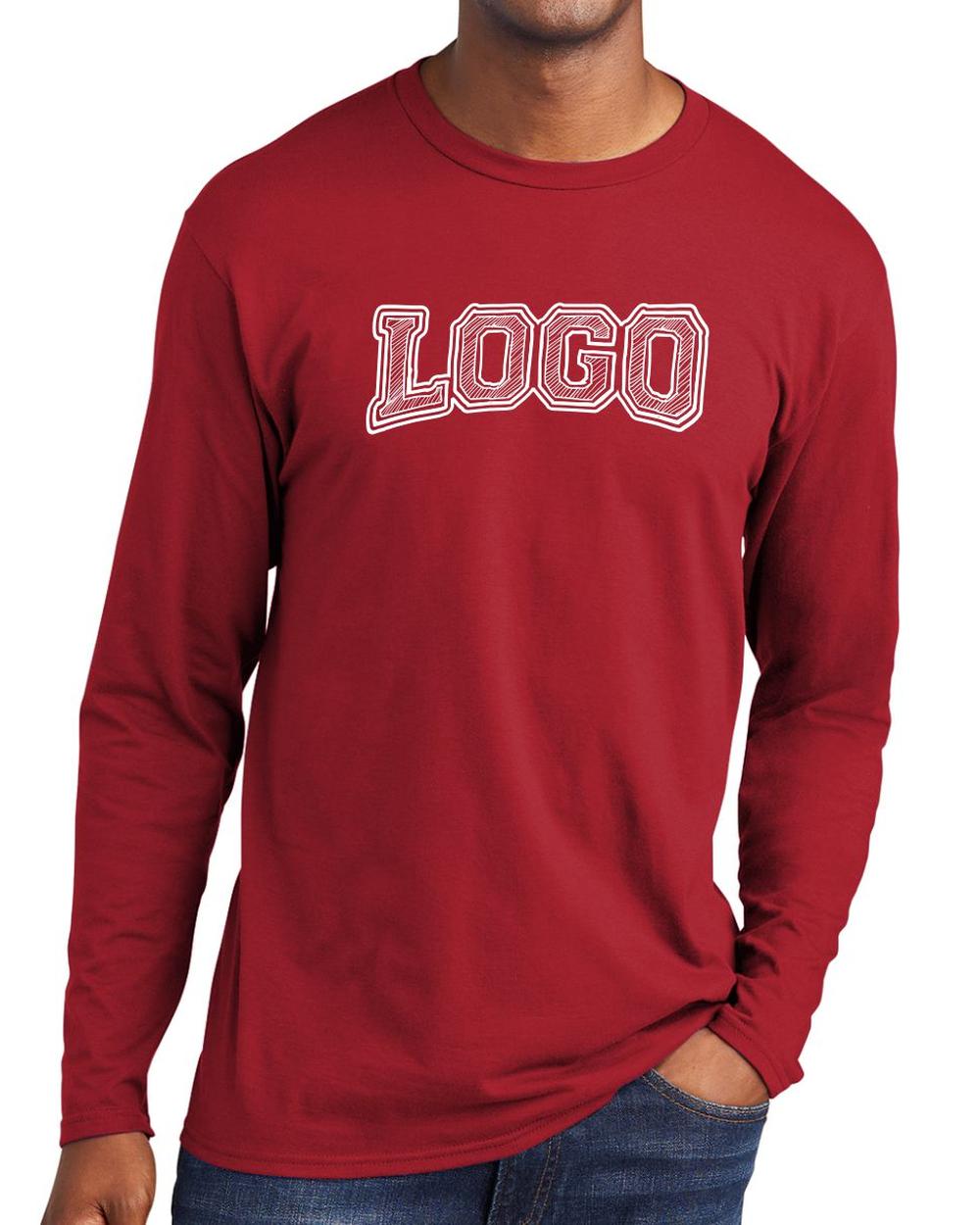 P&C Men's Fan Favorite L/S Custom T-Shirt, color: Team Cardinal