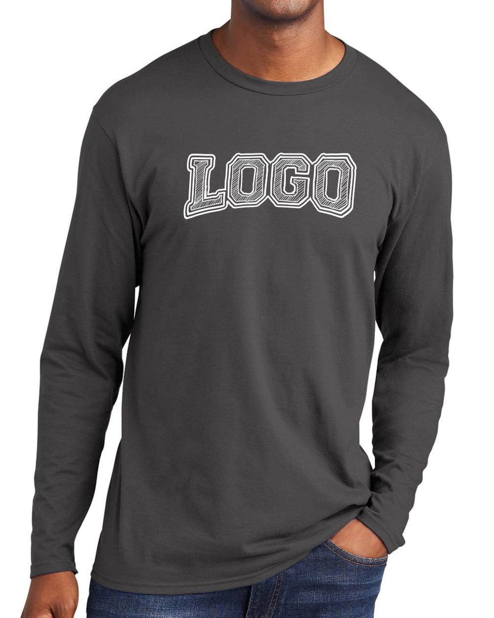 P&C Men's Fan Favorite L/S Custom T-Shirt, color: Charcoal