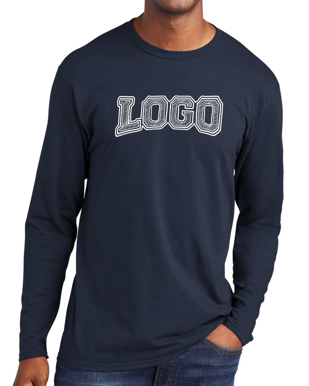 P&C Men's Fan Favorite L/S Custom T-Shirt, color: Deep Navy