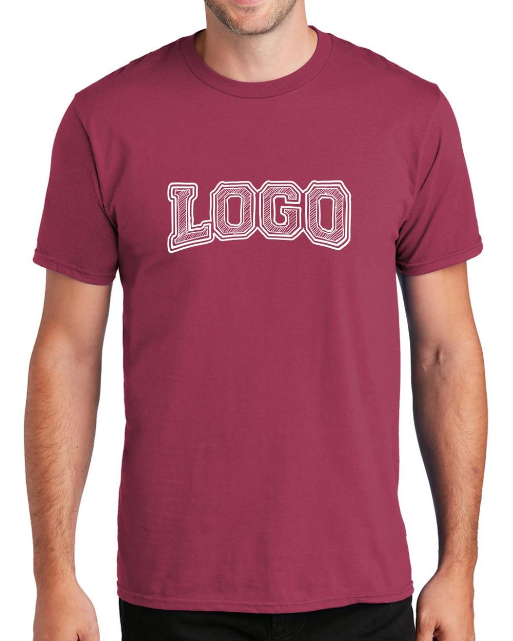 P&C Men's Fan Favorite Custom T-Shirt, color: Garnet