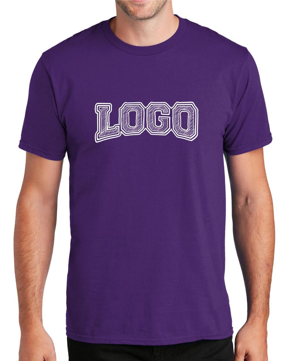 P&C Men's Fan Favorite Custom T-Shirt, color: Team Purple