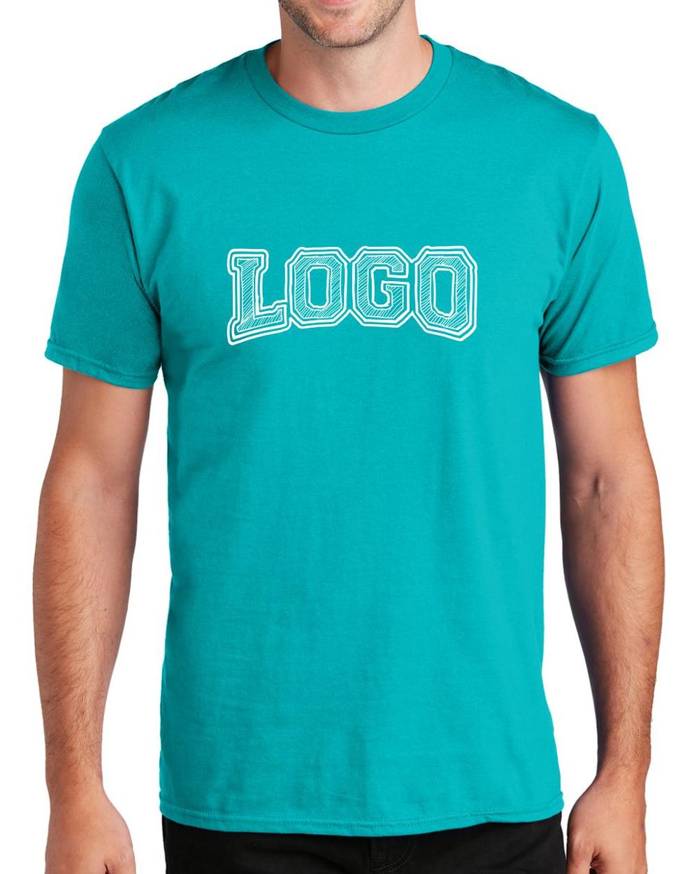 P&C Men's Fan Favorite Custom T-Shirt, color: Bright Aqua