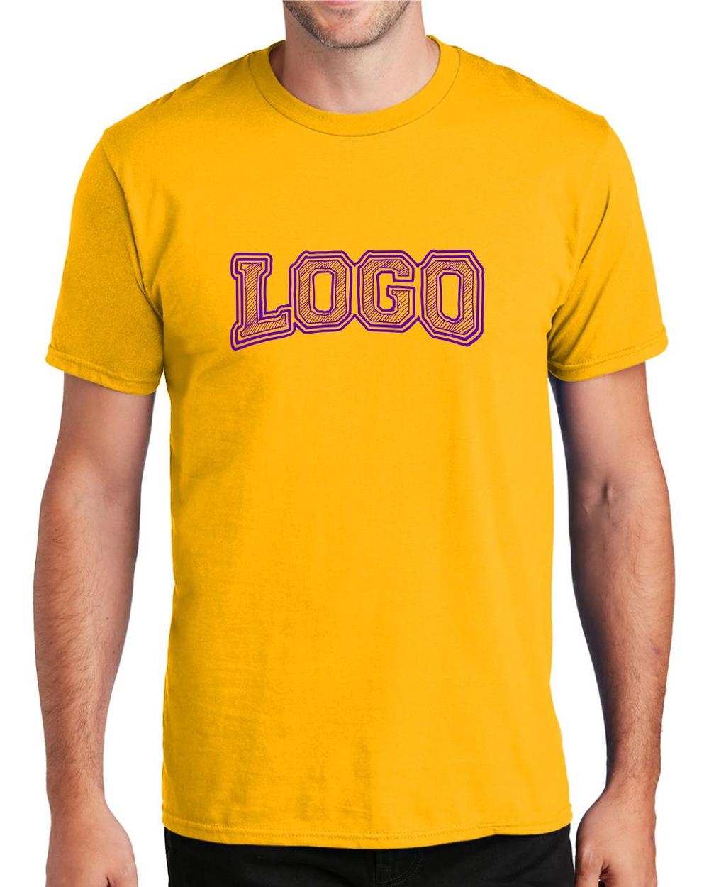 P&C Men's Fan Favorite Custom T-Shirt, color: Bright Gold