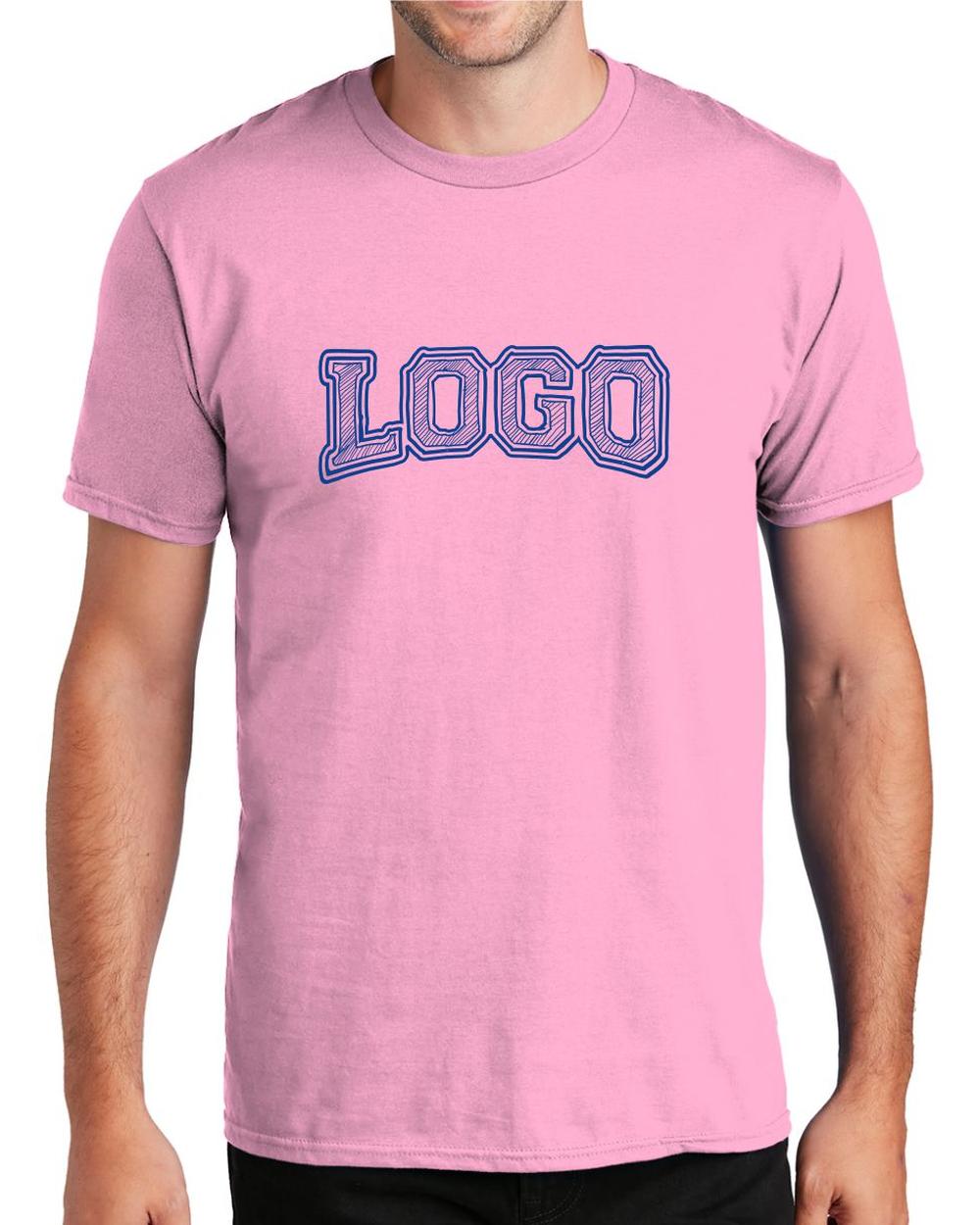P&C Men's Fan Favorite Custom T-Shirt, color: Candy Pink