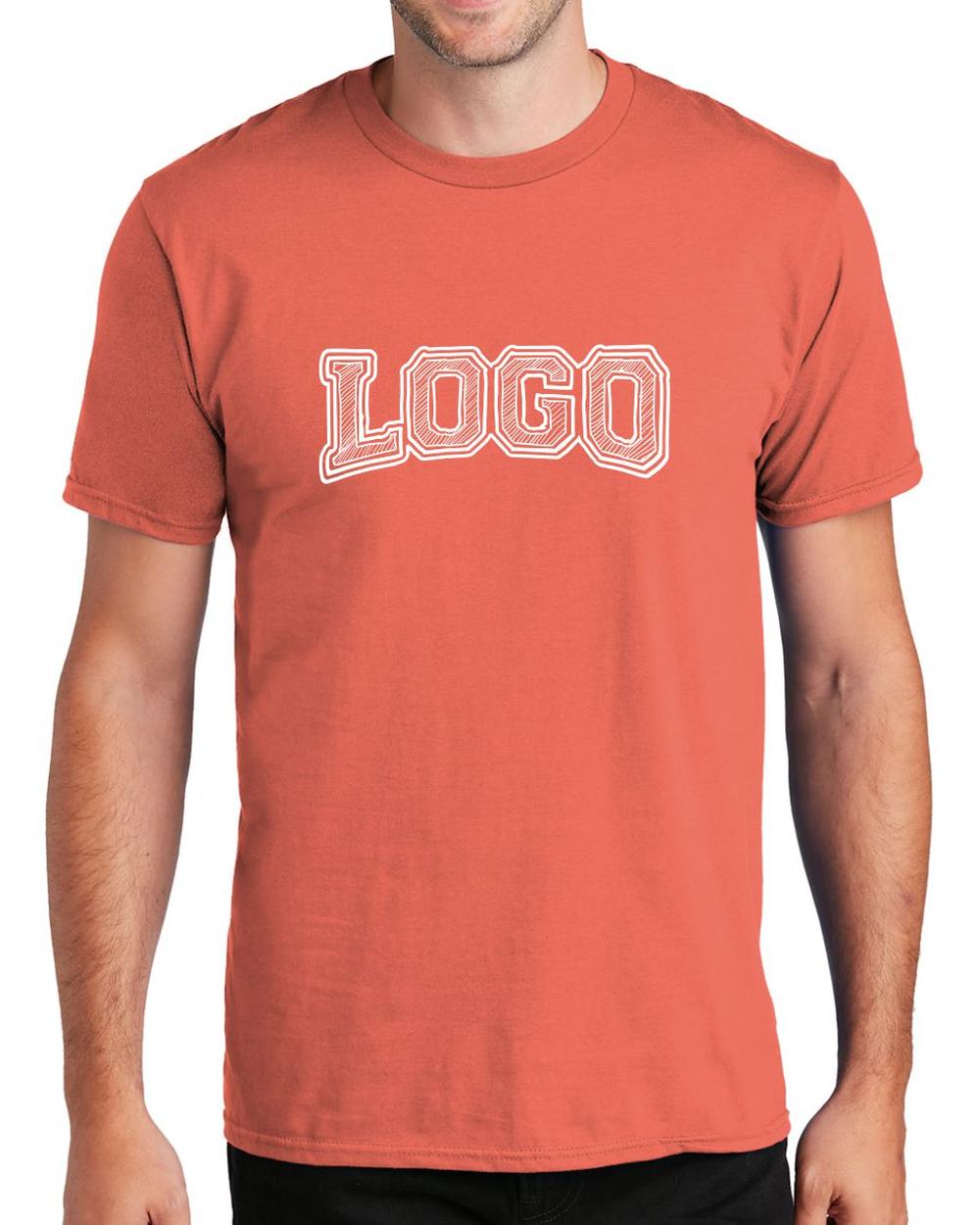 P&C Men's Fan Favorite Custom T-Shirt, color: Coral