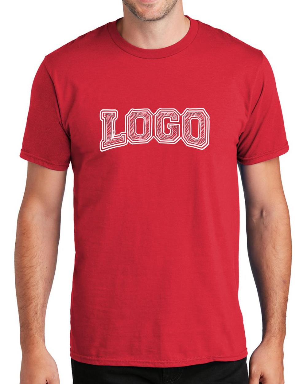P&C Men's Fan Favorite Custom T-Shirt, color: Athletic Red