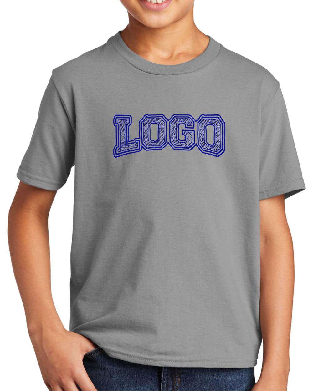 P&C Youth Fan Favorite Custom T-Shirt, color: Medium Grey