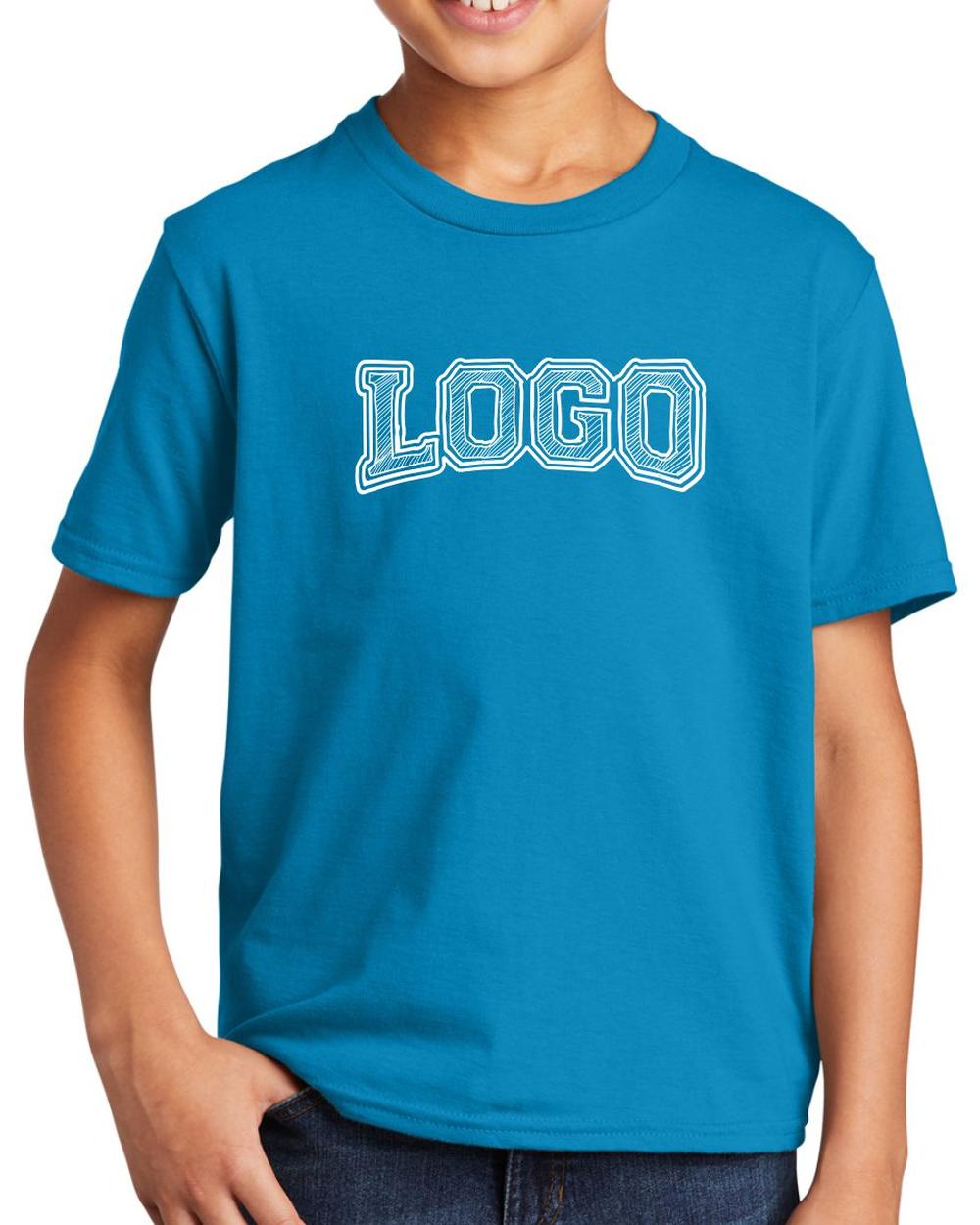 P&C Youth Fan Favorite Custom T-Shirt, color: Sapphire