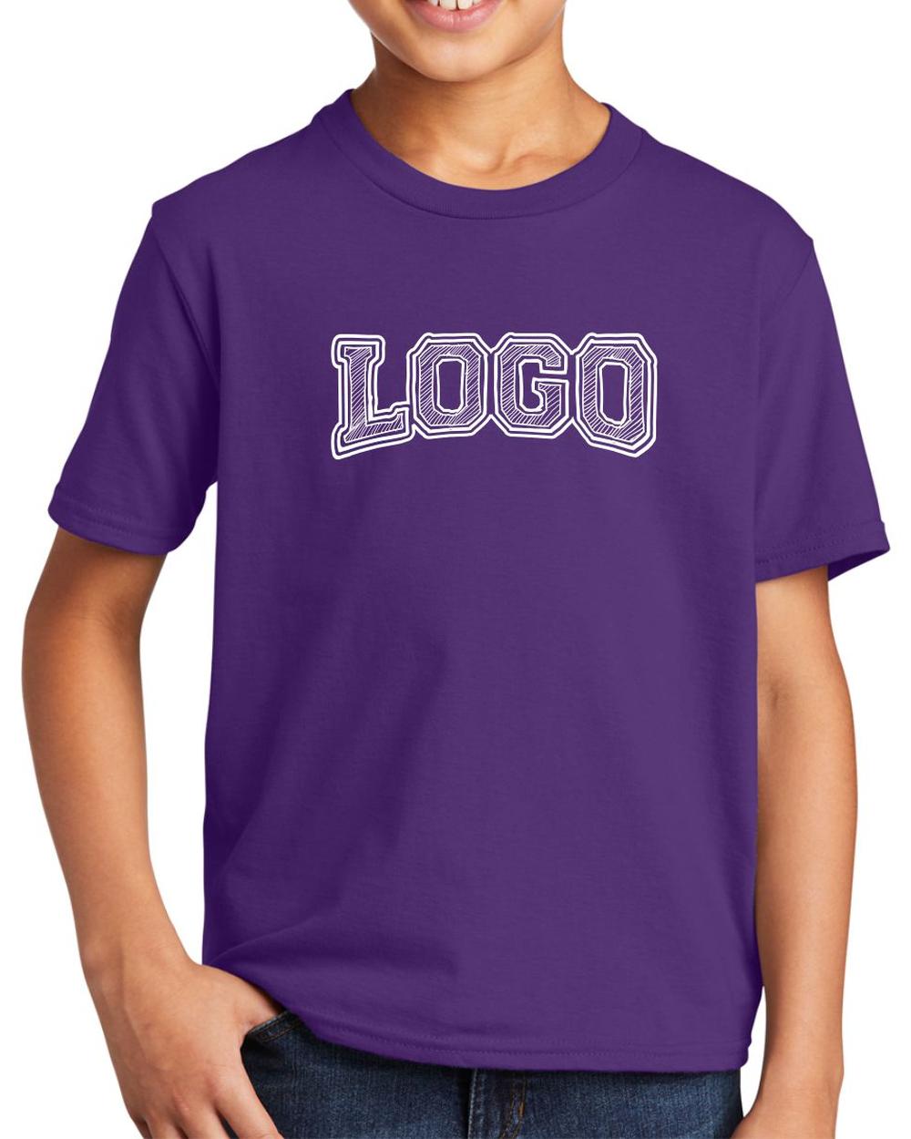 P&C Youth Fan Favorite Custom T-Shirt, color: Team Purple