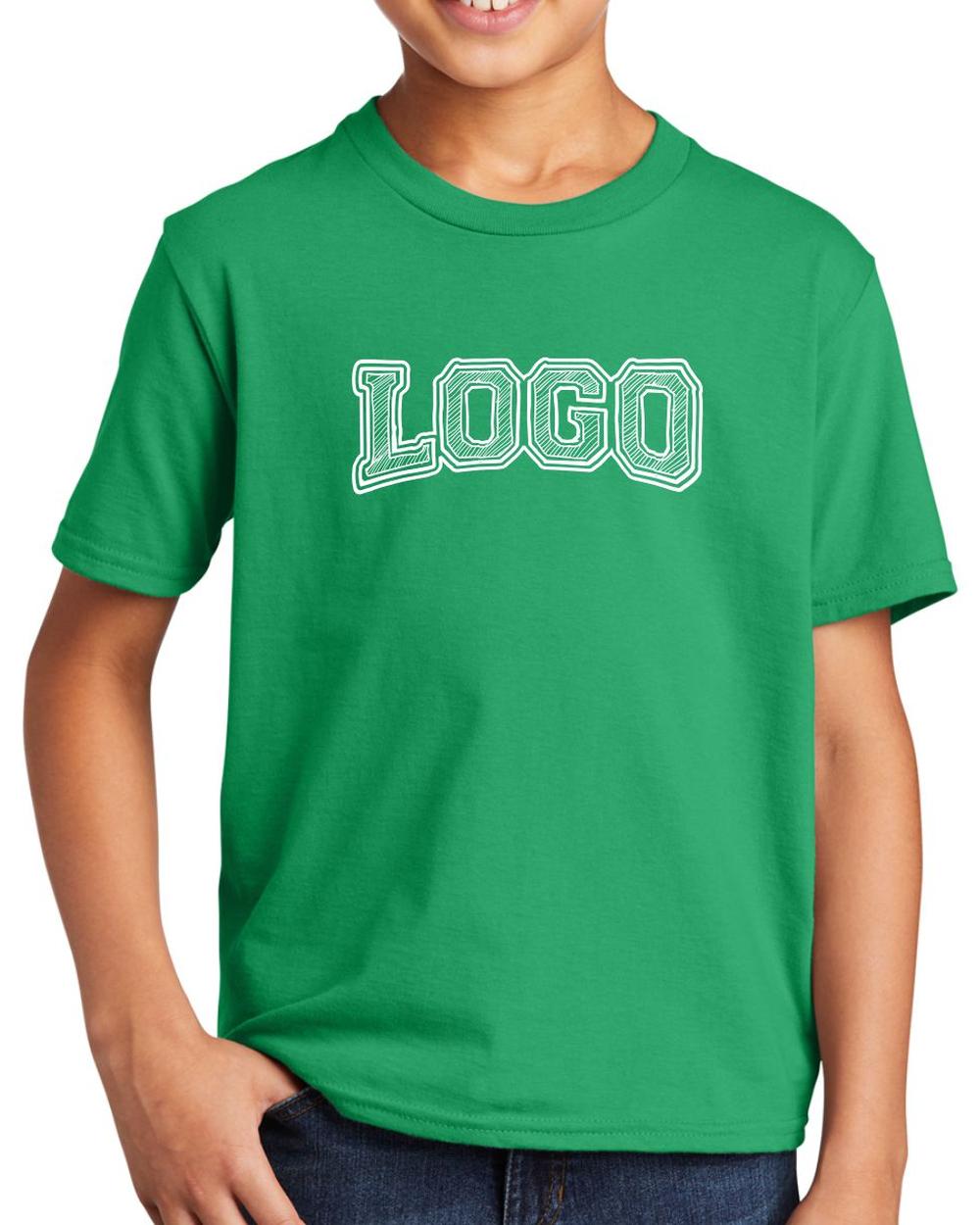 P&C Youth Fan Favorite Custom T-Shirt, color: Athletic Kelly