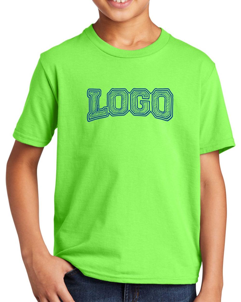 P&C Youth Fan Favorite Custom T-Shirt, color: Flash Green