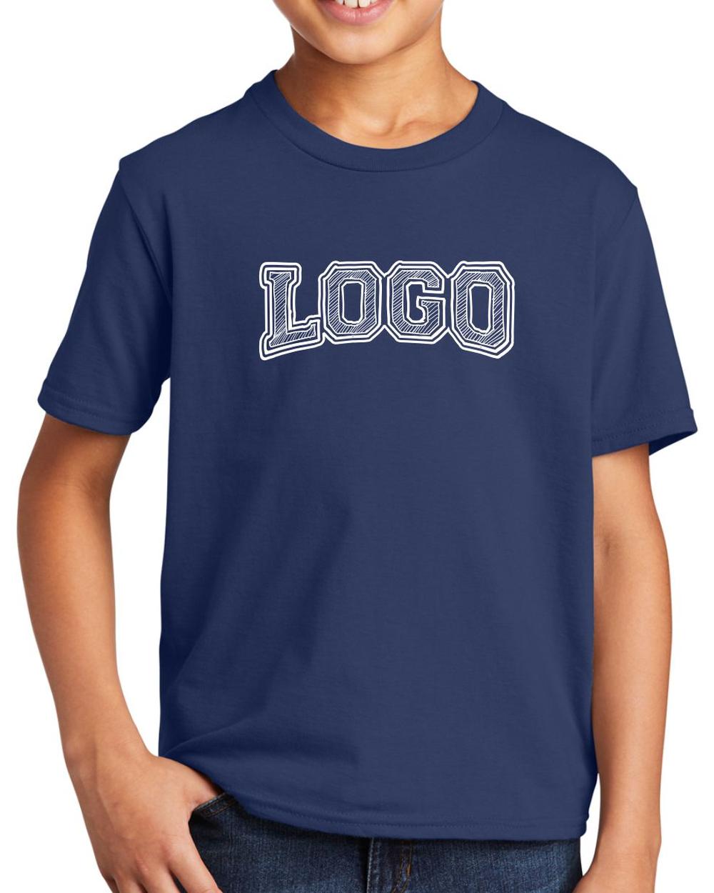 P&C Youth Fan Favorite Custom T-Shirt, color: Team Navy
