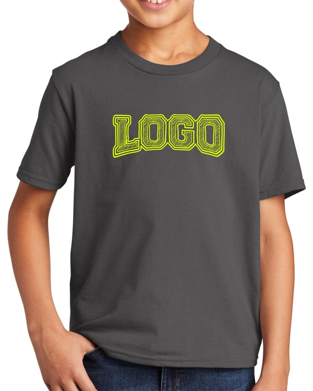 P&C Youth Fan Favorite Custom T-Shirt, color: Charcoal