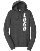 P&C Fan Favorite Fleece Pullover Hooded Custom Sweatshirt, color: Dark Heather Grey
