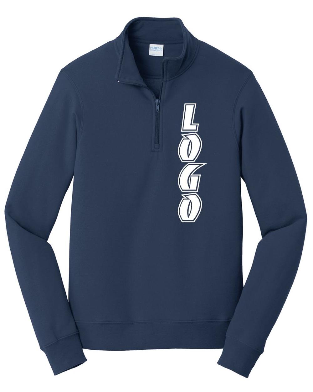 P&C Men's Fan Favorite Fleece Pullover Custom Sweatshirt, color: Team Navy