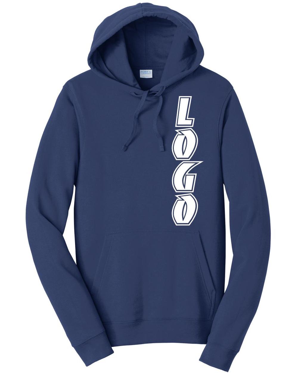 P&C Fan Favorite Fleece Pullover Hooded Custom Sweatshirt, color: Team Navy