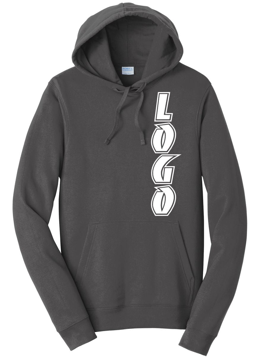 PC850YHWD Youth Fan Favorite Fleece Pullover Hooded Custom Sweatshirt, color: Charcoal