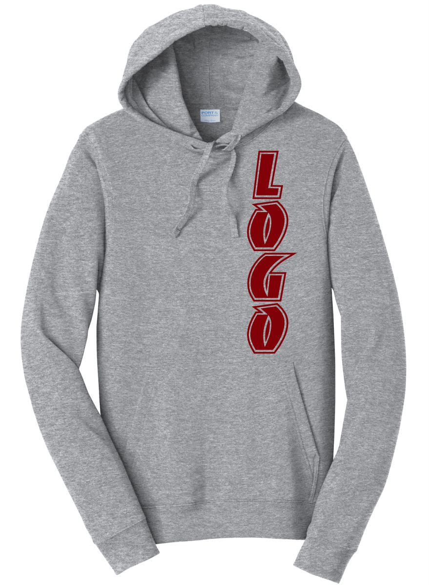 PC850YHWD Youth Fan Favorite Fleece Pullover Hooded Custom Sweatshirt, color: Athletic Heather