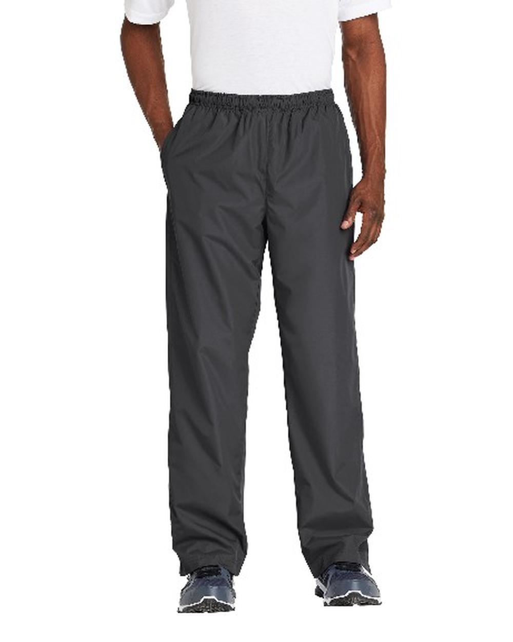 Sport-TEK Men's Raglan Solid Warmup Pant, color: Graphite Grey