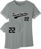 Richardson Select 2-Button Custom Softball Jersey, color: Grey