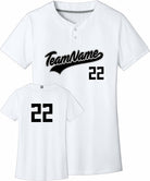 Richardson Select 2-Button Custom Softball Jersey, color: White
