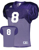 Russell Practice Numbered Football Jersey, color: Purple