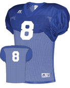 Russell Practice Numbered Football Jersey, color: Royal