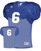 Russell Practice Numbered Football Jersey, color: Royal