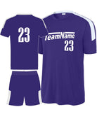 Sport-TEK Competitor United Custom Cross-Training Uniform, color: Purple/White