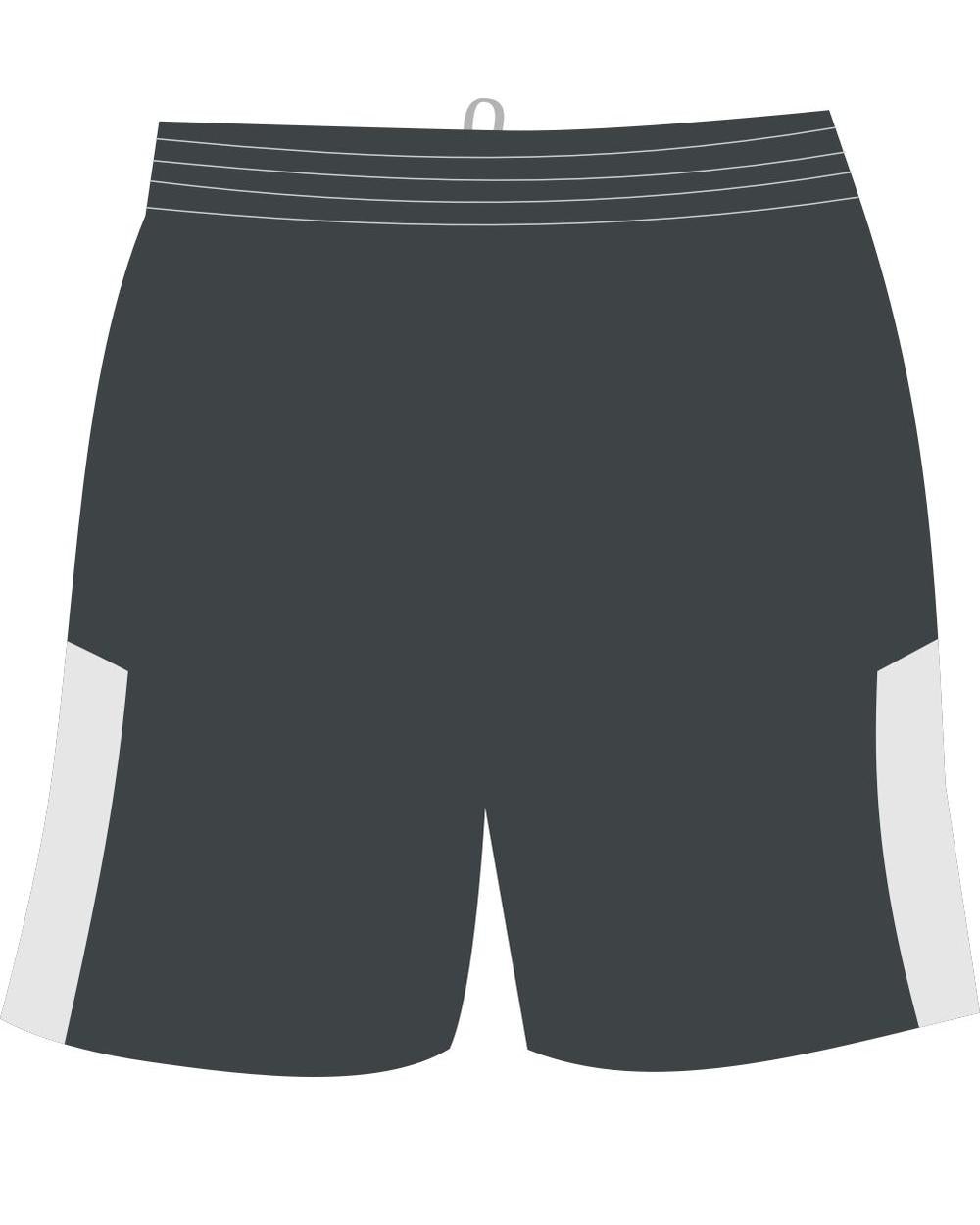 Sport-TEK Men's Competitor United Sports Short, color: Iron Grey/White