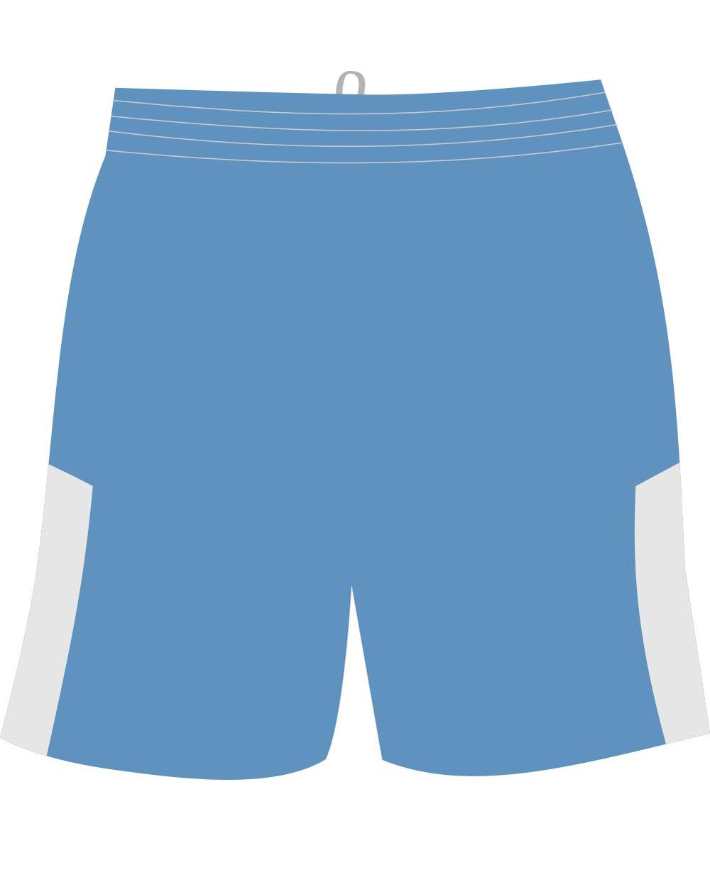 Sport-TEK Men's Competitor United Sports Short, color: Carolina Blue/White