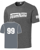 Sport-TEK Base Custom Performance Jersey, color: Iron Grey Heather