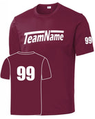 Sport-TEK Base Custom Performance Jersey, color: Cardinal