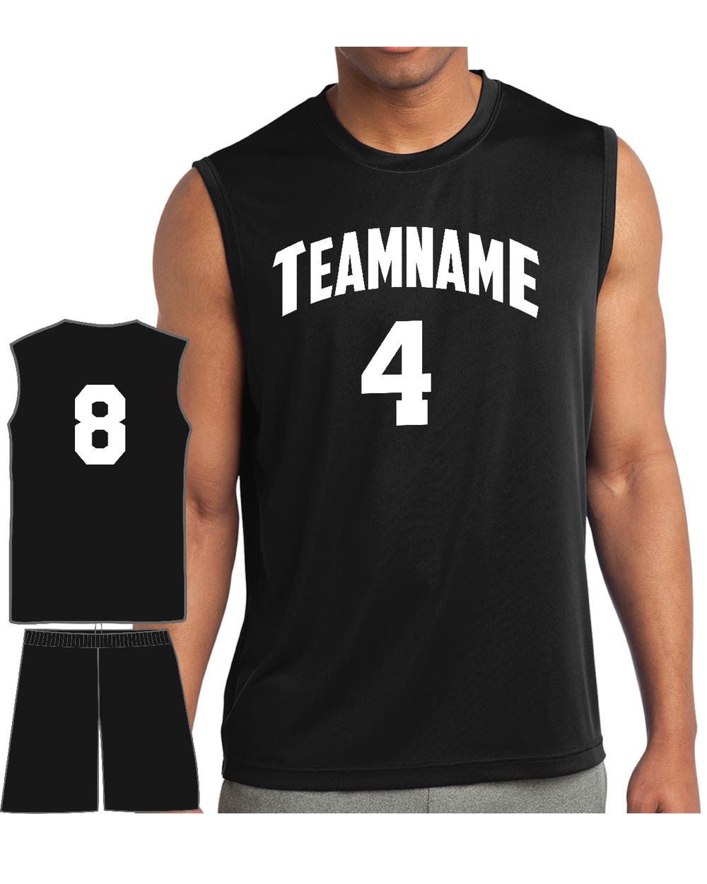 Sport-TEK Men's Competitor PosiCharge Custom Cross-Training Uniform, color: Black