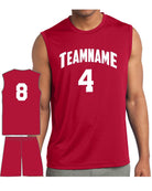 Sport-TEK Competitor PosiCharge Custom Cross-Training Uniform, color: True Red