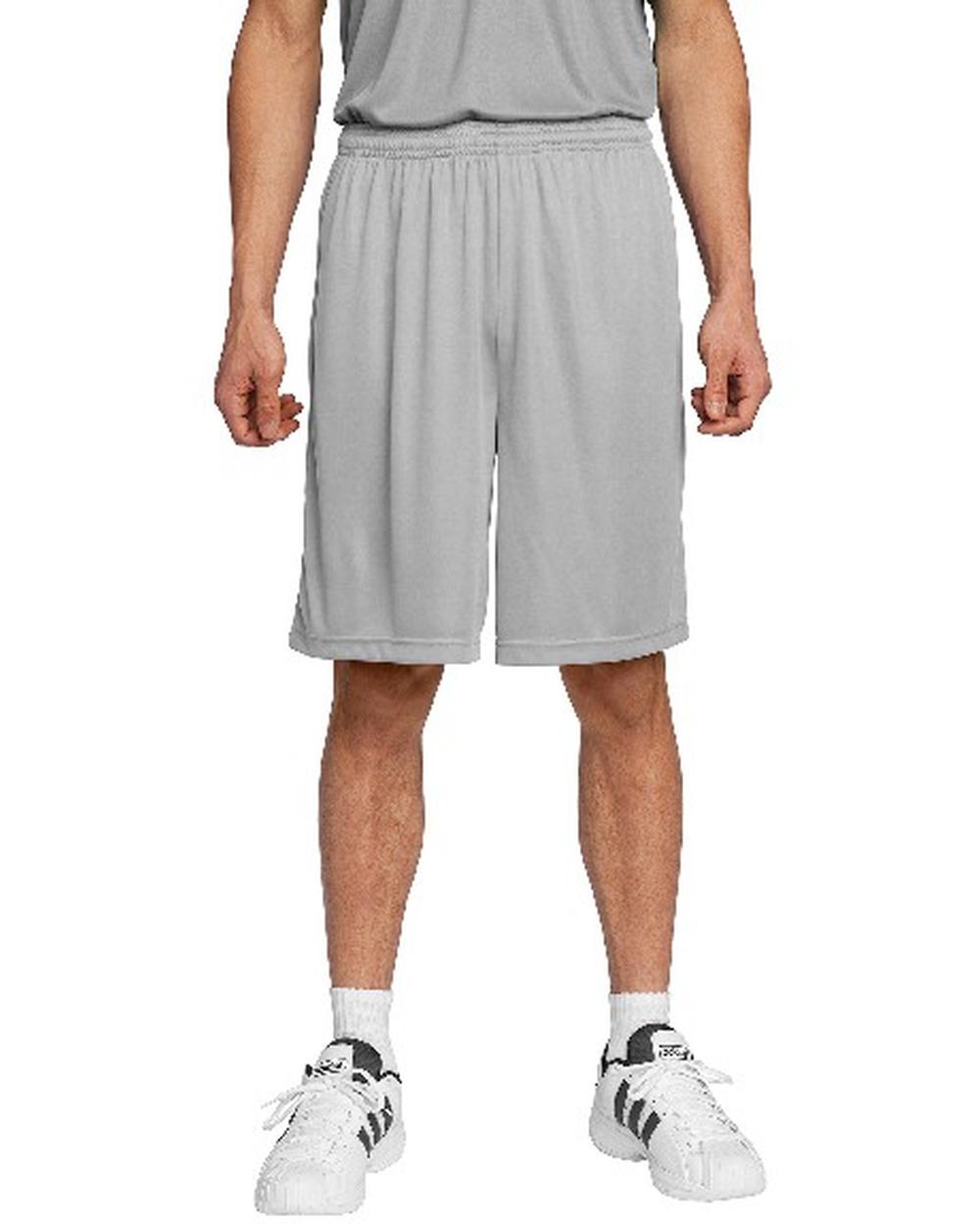 Sport-TEK Men's 9" PosiCharge Competitor Short, color: Silver