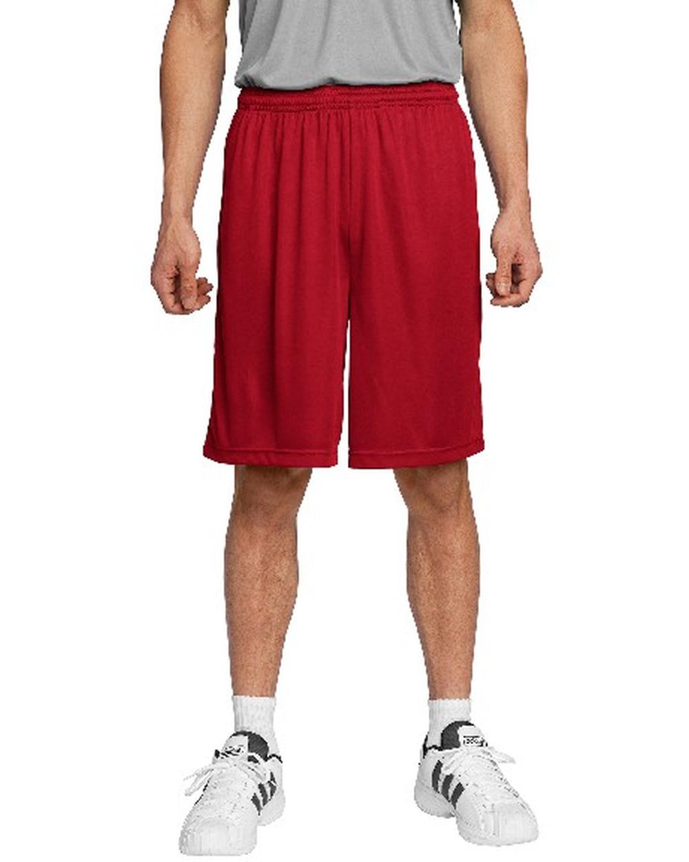 Sport-TEK 9" PosiCharge Competitor Short, color: True Red