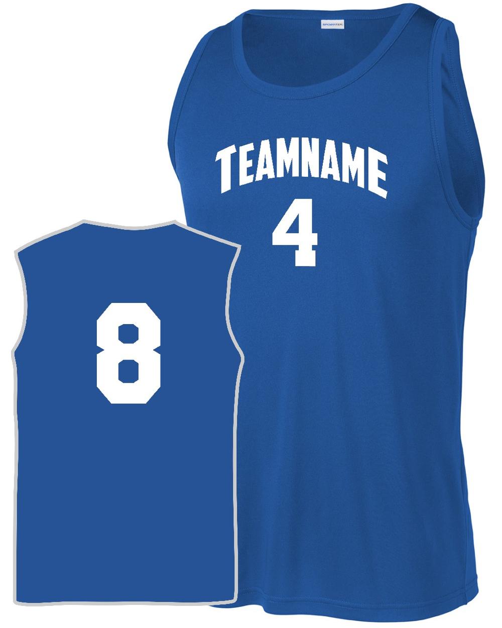 Sport-TEK Men's PosiCharge Competitor Custom Basketball Jersey, color: True Royal
