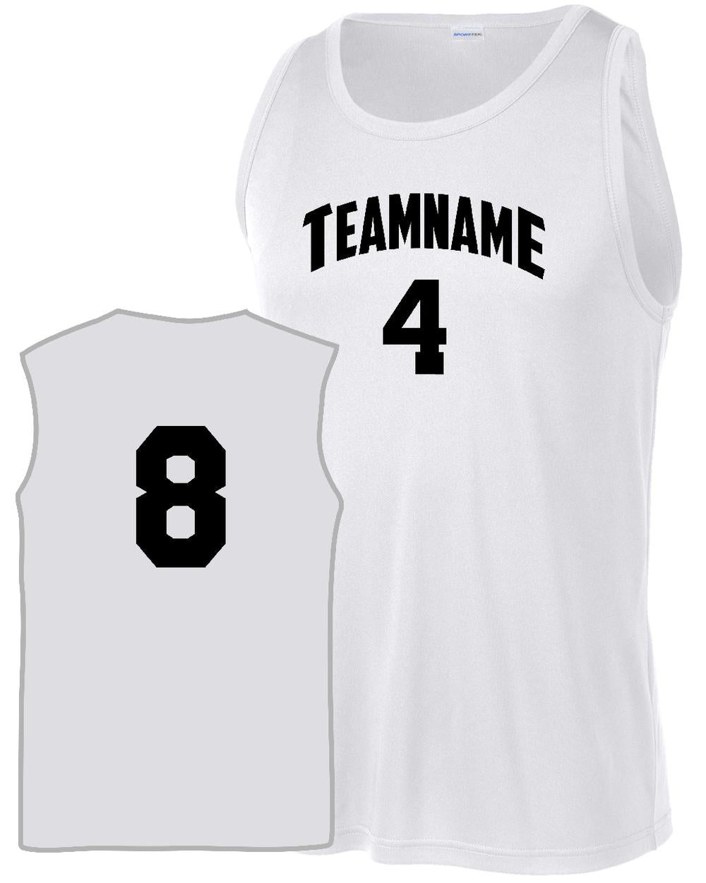 Sport-TEK Men's PosiCharge Competitor Custom Basketball Jersey, color: White