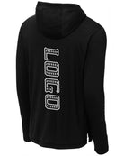 Sport-TEK PosiCharge Tri-Blend L/S Custom Hoodie, color: Black