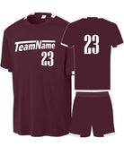 Sport-TEK Club Custom Cross-Training Uniform, color: Maroon/White