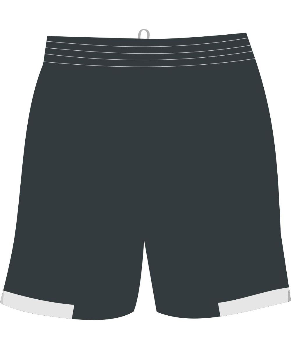 Sport-TEK Men's Club Short, color: Iron Grey/White
