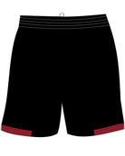 Sport-TEK Club Short, color: Black/Deep Red