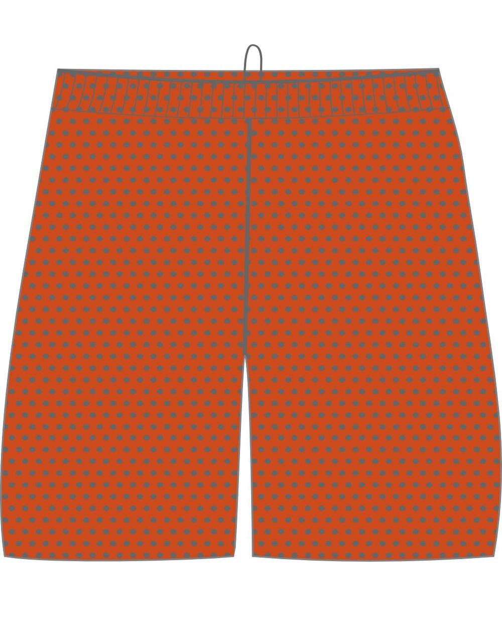 Sport-TEK Men's 7" Posicharge Mesh Basketball Short, color: Deep Orange