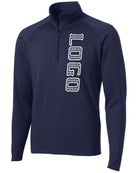 Sport-TEK Wick Stretch 1/2-Zip Custom Pullover, color: True Navy