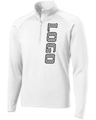 Sport-TEK Wick Stretch 1/2-Zip Custom Pullover, color: White