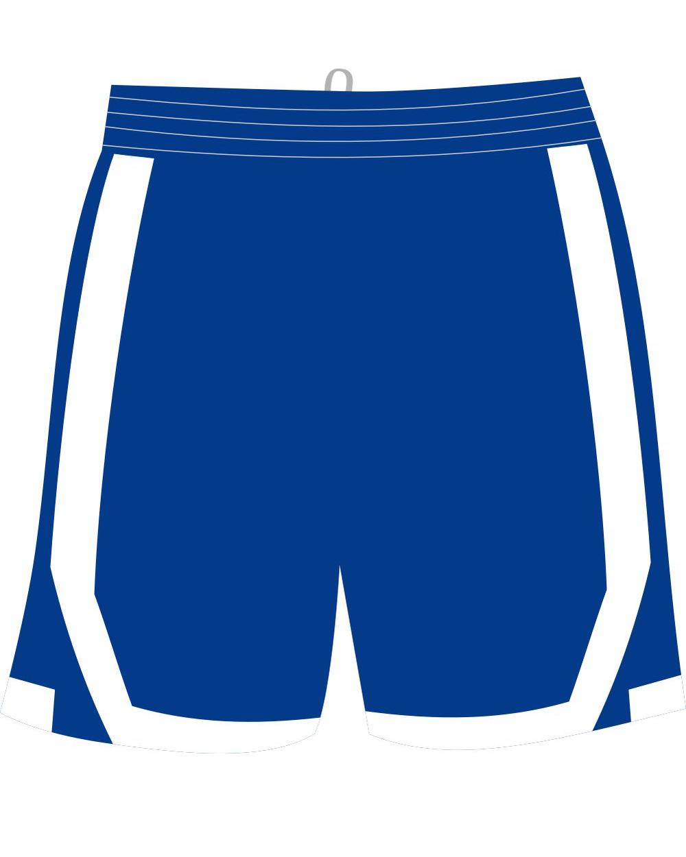 Sport-TEK Men's Rival Basketball Short, color: True Royal/White