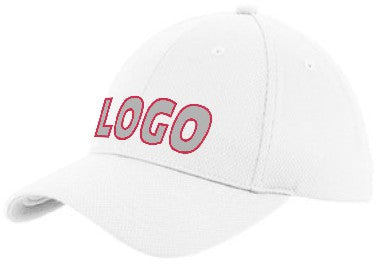 STC26WL Unisex PosiCharge RacerMesh Custom Cap, color: White